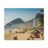 Copacabana Beach canvas print: golden sands from Rio de Janeiro.