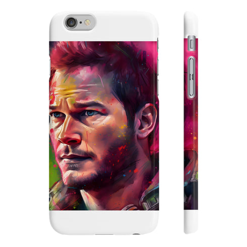 Neon Watercolor Chris Phone Case - Glossy iPhone 7/8 Plus Slim