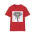 Mandala elephant graphic on charcoal unisex t-shirt for inner peace seekers.