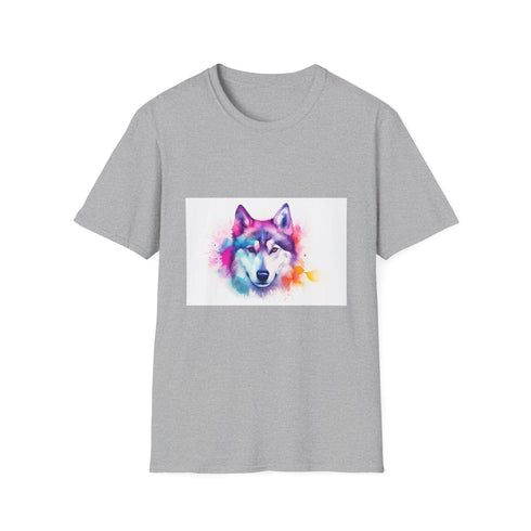 š¾ Husky Howls: A Watercolor Tapestry of Freedom and Adventure