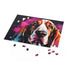 Basset Hound jigsaw puzzle featuring adorable, charming design perfect for dog lovers.