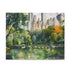 Central Park Watercolor Jigsaw Puzzle with serene colors and details.