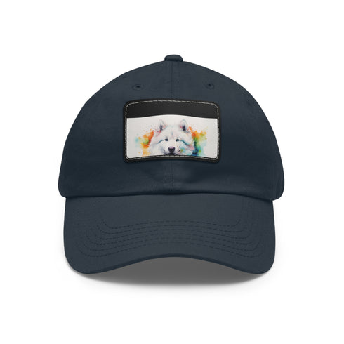 Watercolor Samoyed Charm Baseball Cap