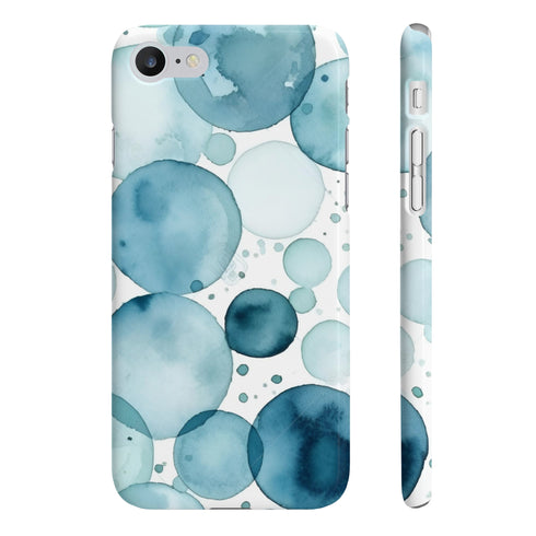 Sleek Glacial Gaze Eyes Pattern Slim iPhone 7 Plus Glossy Case