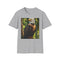 Eagles Flight Charcoal T-Shirt: Majestic bird captured on cotton canvas.