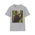 Eagles Flight Charcoal T-Shirt: Majestic bird captured on cotton canvas.