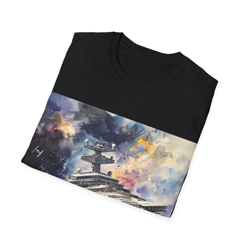 Imperial Star Destroyer Galactic Tee in Charcoal, Regular Fit T-Shirt