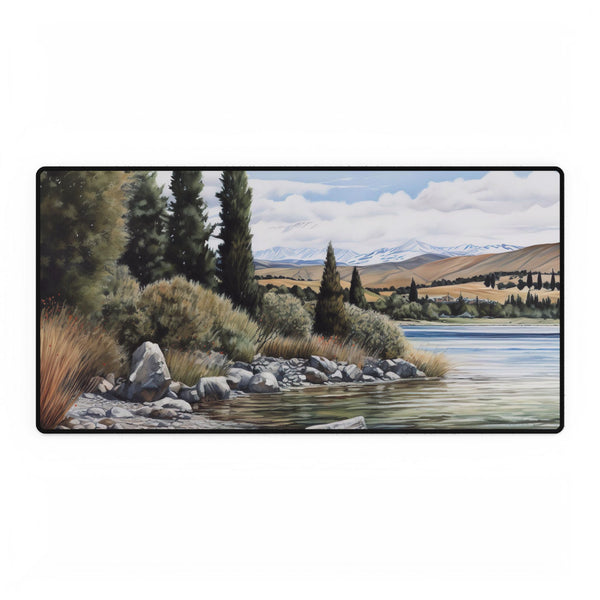 New Zealand Mirror Lake & Southern Alps XXL Extended Desk Mat – Prints With Passion (View 1)