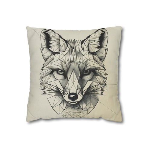 Modern Angular Fox Pillowcase - High-quality, comfortable, and stylish design. Perfect for all seasons. Makes a great gift. Shop Now!