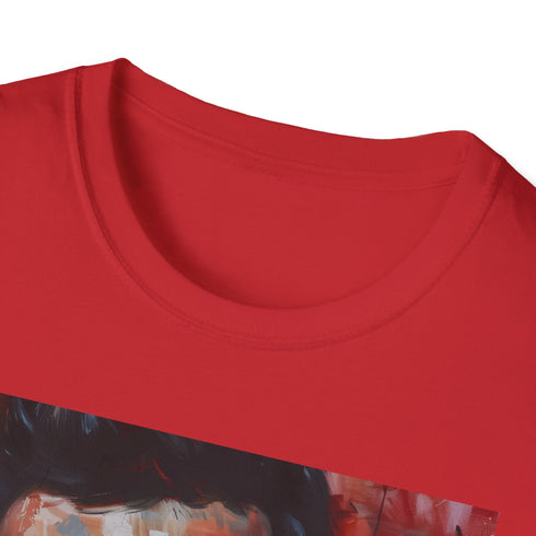 Maroon 5 Portrait Painting T-Shirt Charcoal Small Men's Women's Cotton Summer