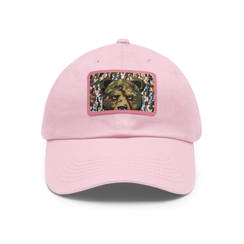 Bape Camo x Murakami Baseball Cap, White/Light Brown, Rectangle, Unisex.