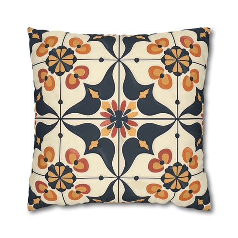 Artisan Tiles Pillowcase - Elevate Bedroom Decor with Vibrant Seamless Design
