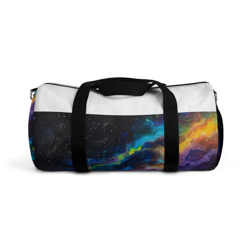 Galaxy Neon Duffel Bag, All Over Print, Small, Made in USA