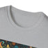 Organic geometric T-shirt in Charcoal, Regular fit, DTG printed.