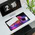 Retro Motorcycle with Neon Trail Gaming XXL Extended Desk Mat