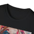 Rebellious Harley Quinn graphic tee in Charcoal, mens/womens sizes.