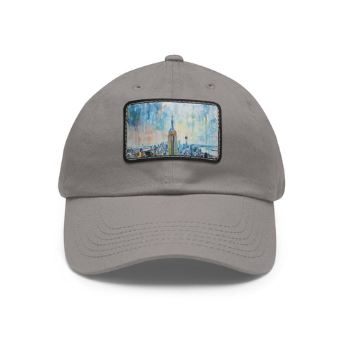 Empire Skyline Splendor Cap in White with Light Brown Patch