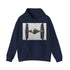 Galactic Navy Tie Fighter Rebel-Hunting Hoodie - Men's Regular Fit.