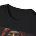 Charcoal cotton T-shirt featuring vibrant Eminem portrait with bold brushstrokes