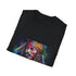 Neon Pirate Legend graphic tee in charcoal, size S.