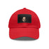 Stylish white cotton hat with Barack Obama presidential logo patch.