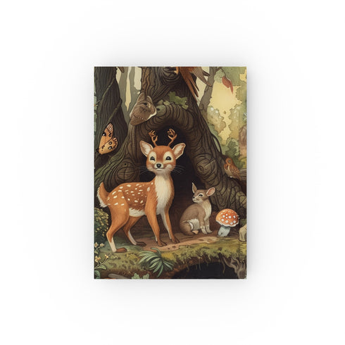 Forest Folk Woodland Journal - Enchanted forest themed journal for nature lovers and storytellers