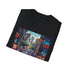 Vintage video game vibes t-shirt in charcoal, cotton, regular fit.