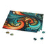 Colorful spiral fractal puzzle for a mesmerizing challenge.