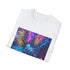 Neon tropics vibrant jungle paradise tee shirt for men and women