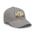 White London Skyline Watercolor Baseball Cap featuring iconic Big Ben clock tower.