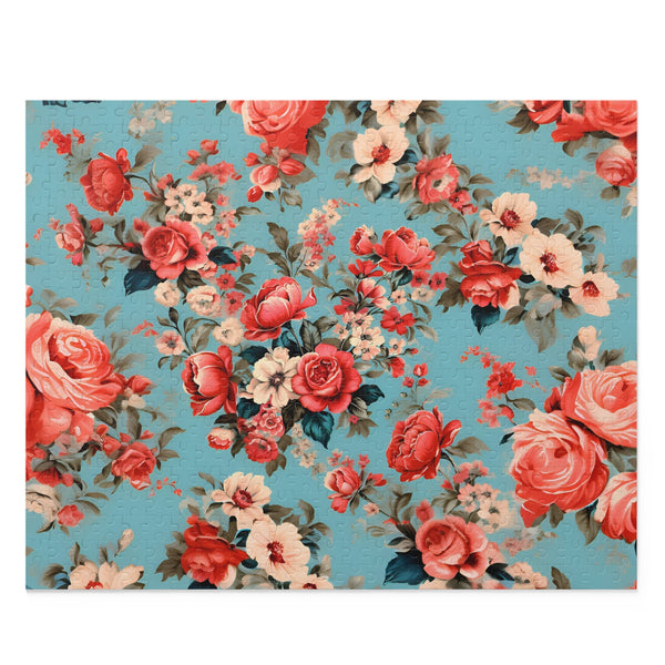 Vintage Fabric Pattern Jigsaw Puzzle | Puzzle | Back-to-School, Fall Picks, Games, Holiday Picks, Home & Living, Puzzles, TikTok, Valentines Day, Valentines Day Picks | Prints with Passion