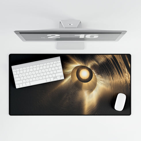 Solar Eclipse Casting Fractal Shadows Gaming XXL Extended Desk Mat