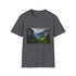 Symphony of Natures Majesty Charcoal Crew Neck Cotton T-Shirt