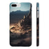 Desert ruins under the stars phone case, iPhone 8 Plus glossy.