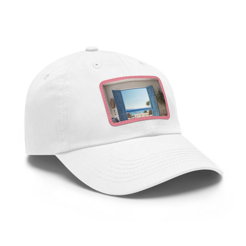 Wooden Blue Window Baseball Cap