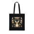 Jackalope Jamboree Tote Bag - Mythical Black Cotton Tote Accessory