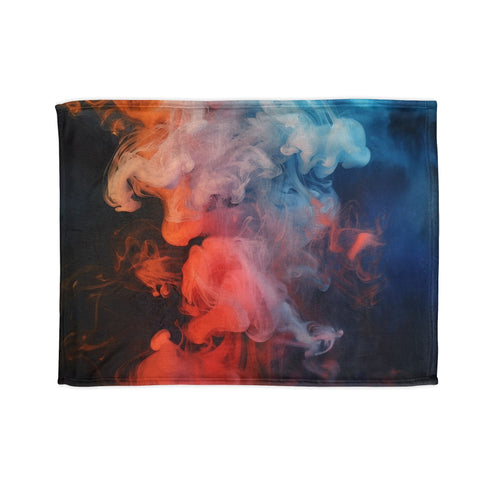 SmokeDreams Blanket in mystical, swirling smoke design for cozy relaxation.