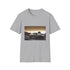 Charcoal cotton T-shirt with vibrant Aston Martin racing design