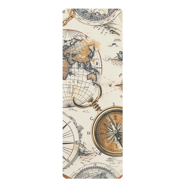 Vintage Maps Yoga Mat
