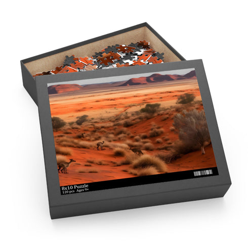 Red Desert Rock Jigsaw Puzzle
