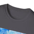 Empire State Building watercolor t-shirt in charcoal, size small NY skyline.