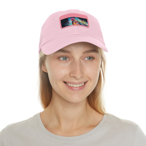 Fierce Feathers Rooster Cap White Light Brown Rectangle Unisex Cotton Vegan