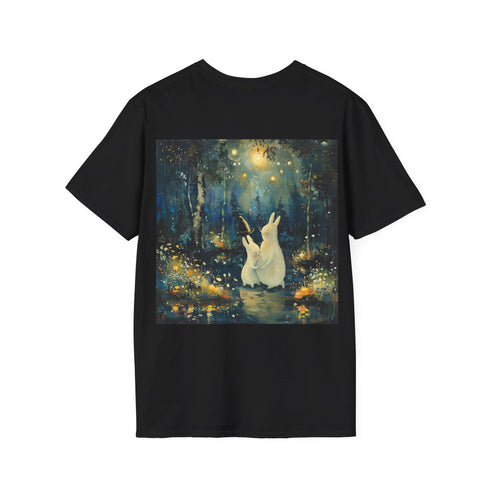 Moomin Love whimsical t-shirt in Charcoal, perfect for summer.