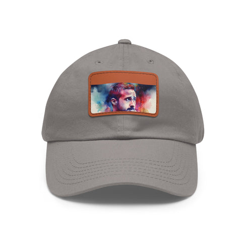 Gosling Glow Watercolor Cap in White with Light Brown patch.
