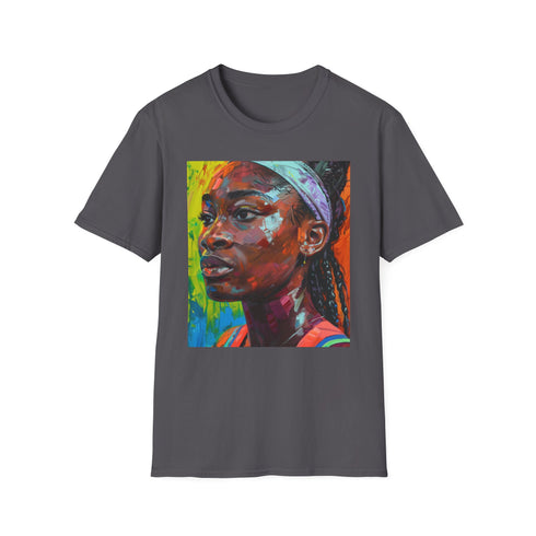 Tennis Prodigy Coco Gauff Navy T-shirt for Men and Women