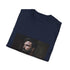 Charcoal crew neck cotton T-shirt with regular fit featuring Hollywood-inspired design