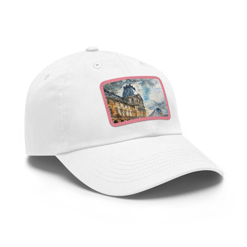 Parisian Charm Louvre Watercolor Cap
