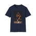 Charcoal Kobe Bryant t-shirt featuring artistic number 24 design in cotton