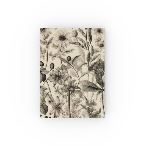 Botanical Sketches Italian Garden Journal - Elegant hardcover with delicate botanical drawings, perfect for nature observations and writing. Great gift. Explore more at BenCPrints.