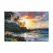Vibrant Hawaiian sunset canvas, perfect for home decor and relaxation.